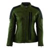 Dámska Kožená Moto Bunda Rusty Stitches Alice zelena1