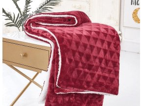 barankove deky ruzomberok slovenske ruza cube bordo