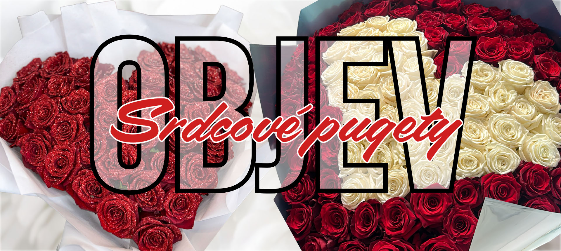 Kytice do tvaru srdce