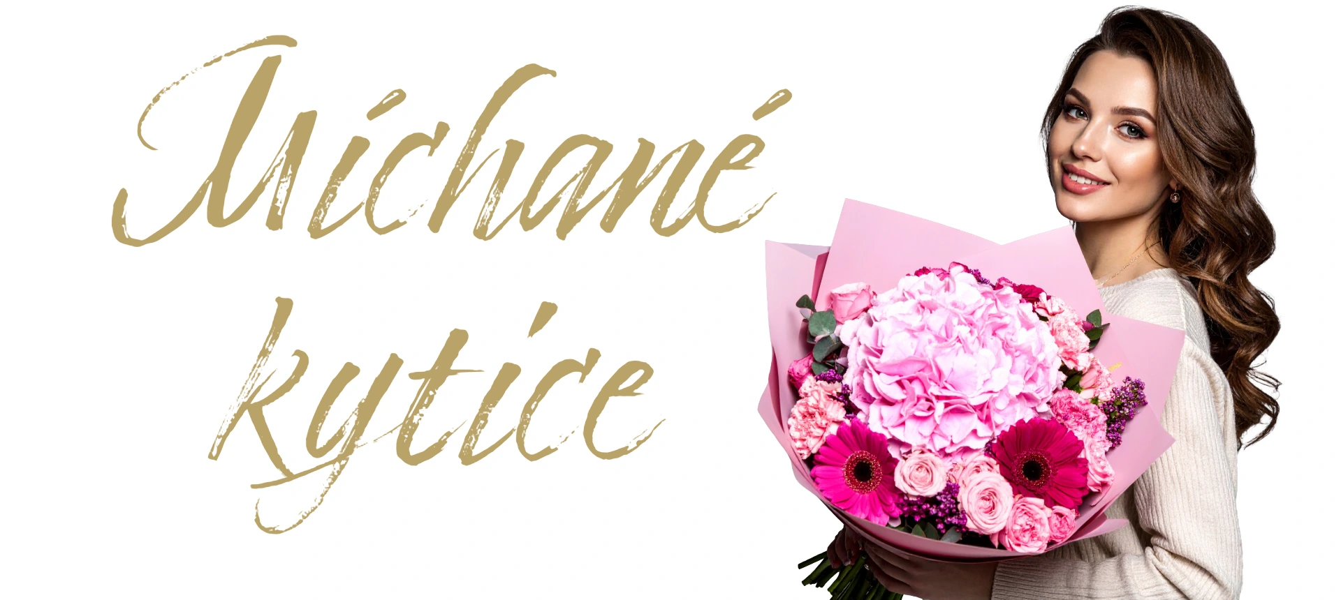 Míchaní kytice Růže Michael