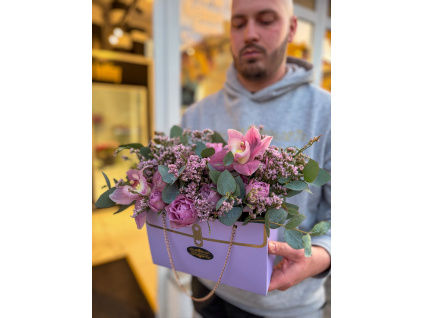 Květinová kabelka Lavender Chic