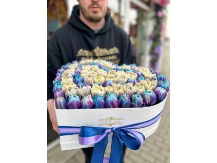 Luxury Tulip box Royal Lagoon
