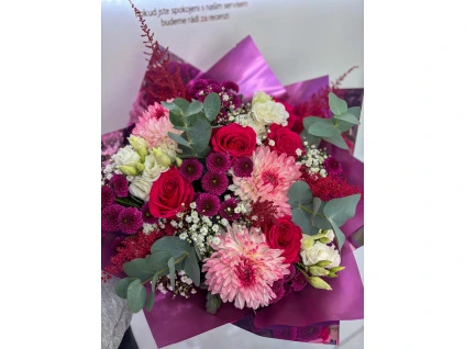 Kytice Růžové okouzlení