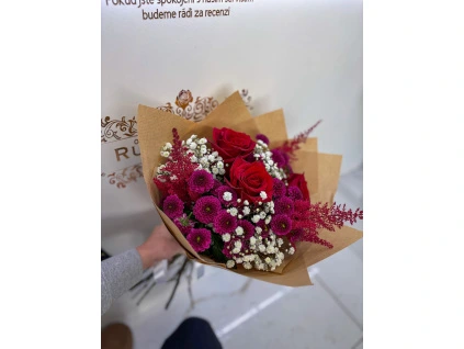 Kytice Rudá elegance