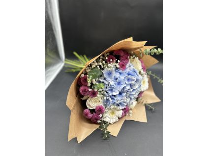 Luxury Hydrangea and Rose Bouquet – Elegance by Růže Michael