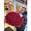 Букет із 51 червоної троянди
