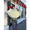 bouquet of 101 snow-white roses