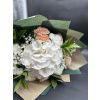 Tender Enchantment – White Elegance with a Touch of Peach