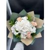 Tender Enchantment – White Elegance with a Touch of Peach