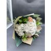 Tender Enchantment – White Elegance with a Touch of Peach