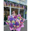 Colourful Symphony – Hydrangea, Rose and Lily Bouquet