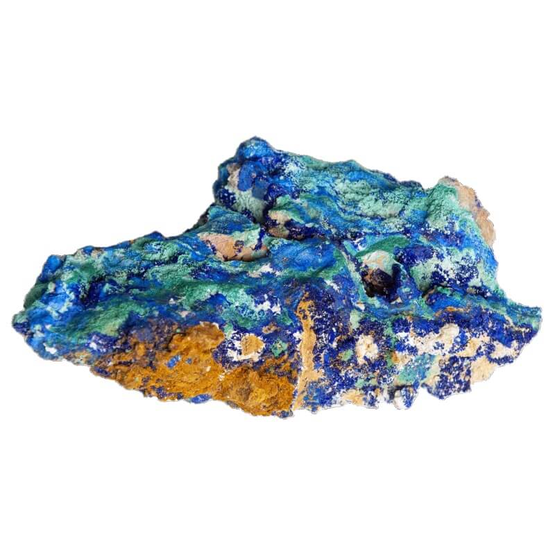 Azurit: vlastnosti, barvy, úpravy a péče (prakticky pro šperky)