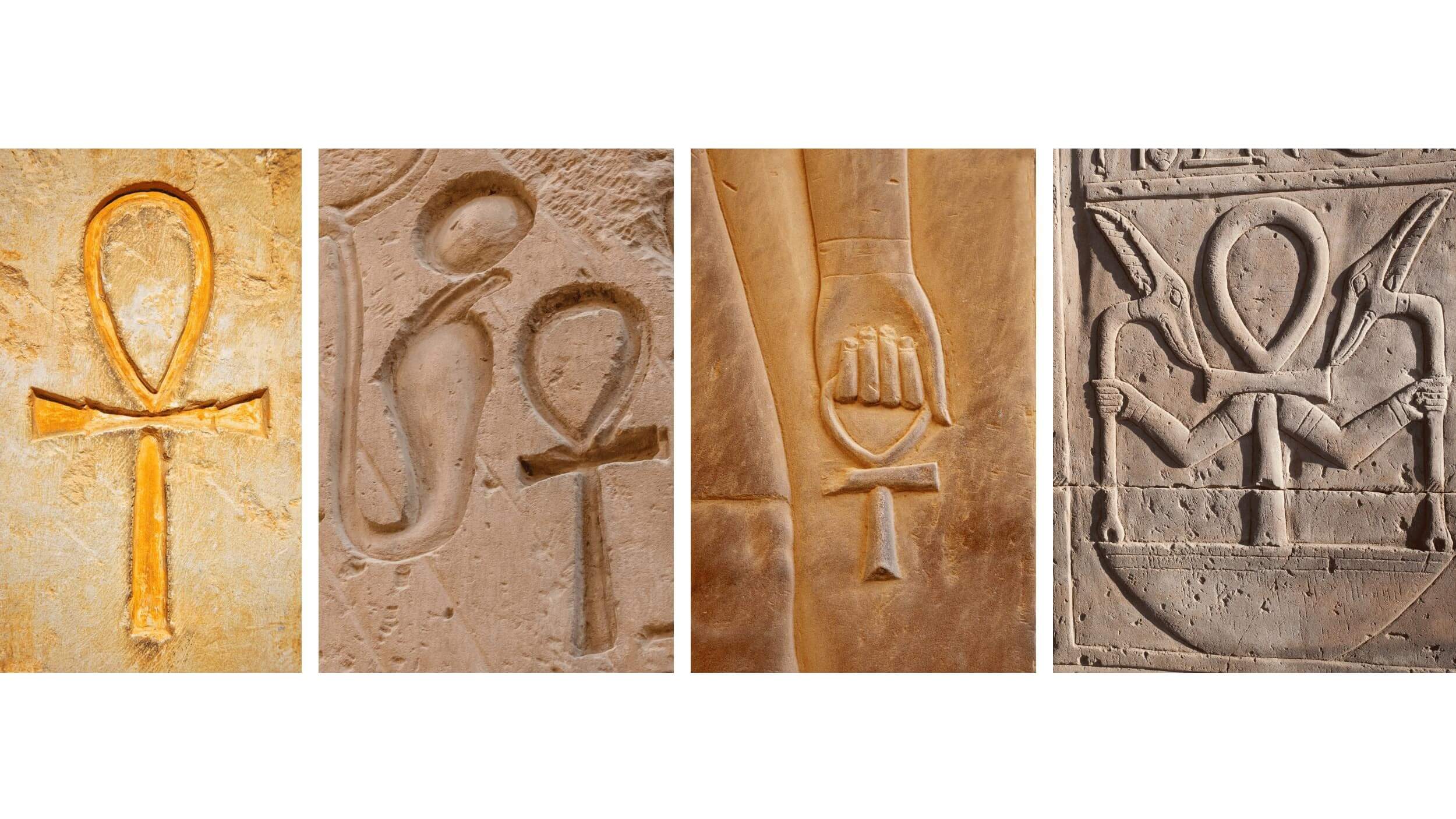Egyptský kříž Ankh jako starověký symbol života