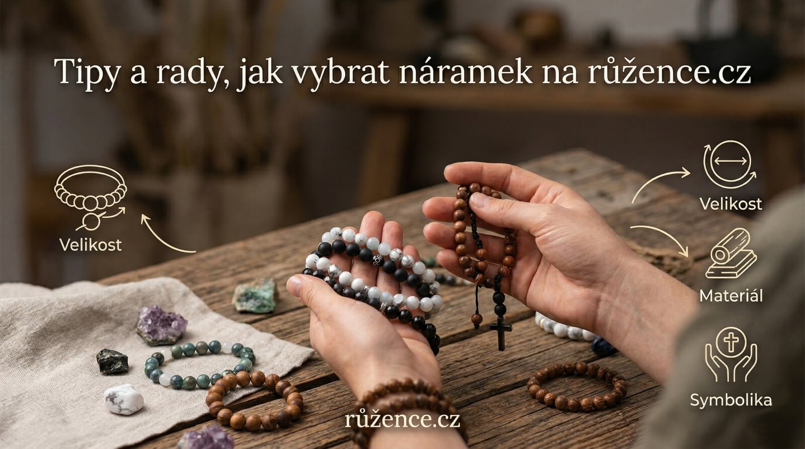 Jak vybrat náramek podle stylu, materiálu a velikosti
