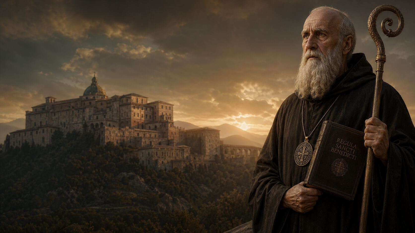 Vyobrazení svatého Benedikta jako významného křesťanského světce