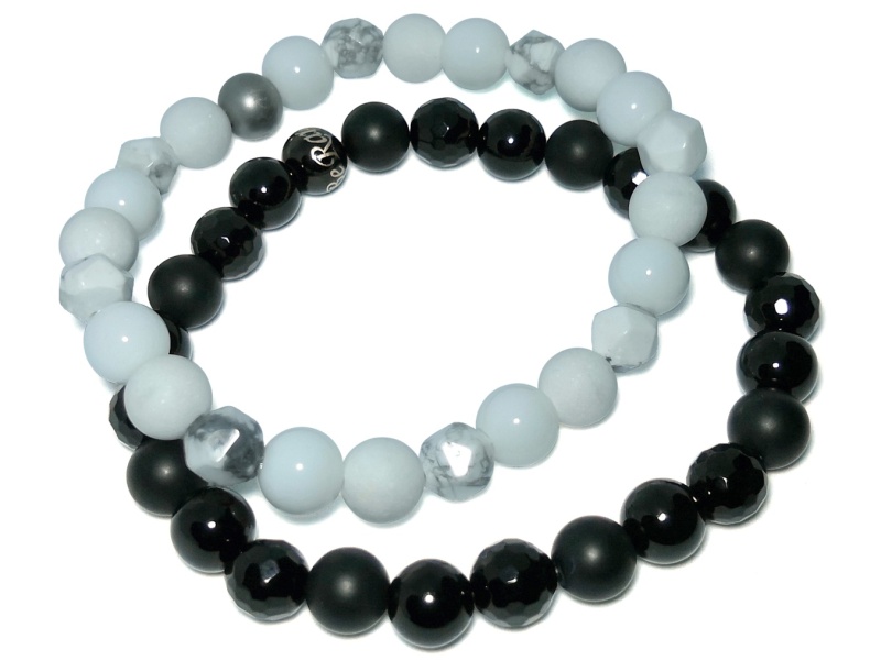 Náramky z minerálů – dámské i pánské, ruční výroba v ČR