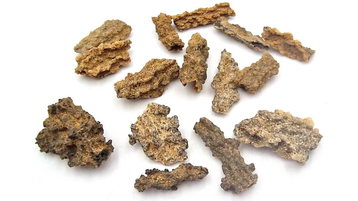 Fulgurit – detail přírodního skla