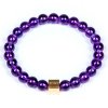 Precizní dámský korálkový náramek z ametystu pro dámy fialový Premium Amethyst Be Rare AAAAAA