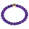 Luxusní dámský korálkový náramek ametyst Premium Ametyst AAAAAA fialový