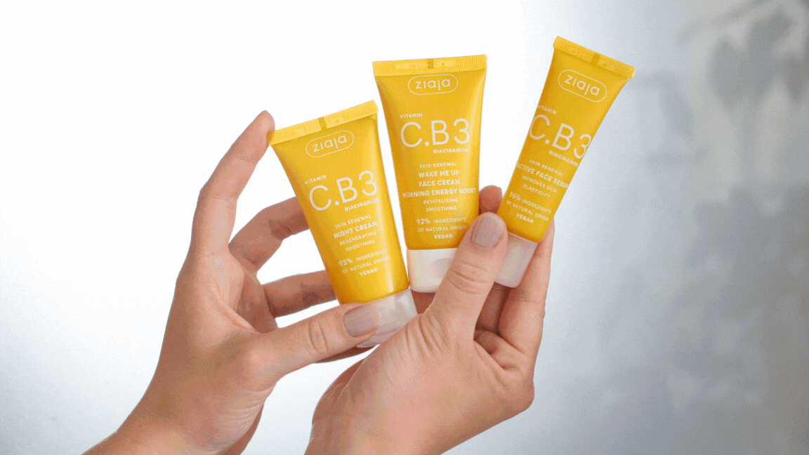 Multivitamínová síla a přirozená hydratace - to je Ziaja Vitamin C.B3 ⚡️