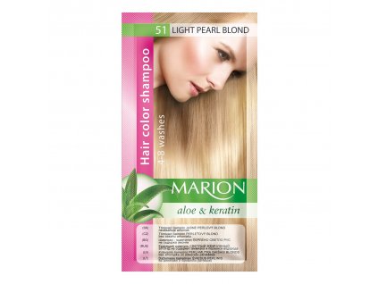 marion tónovací šampon 51 light pearl blonde