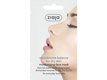 15672 GB DE ES CZ SK HU MICROBIOME FACE MASK FOR DRY SKIN SACHET 60538