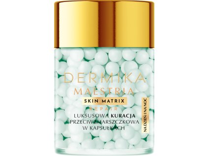 DERMIKA MAESTRIA Luksusowa kuracja przeciwzmarszczkowa w kapsułkach na dzień i na noc 60 g EAN 5902046769345 sł