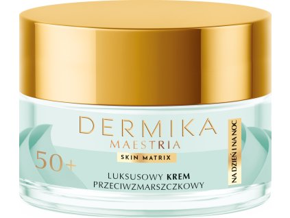 DERMIKA MAESTRIA Luksusowy krem przeciwzmarszczkowy 50+ na dzień i na noc 50 ml EAN 5902046769222 słoik