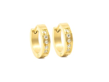 14961 s4238 nausnice krouzky s kaminky 1 6 cm gold