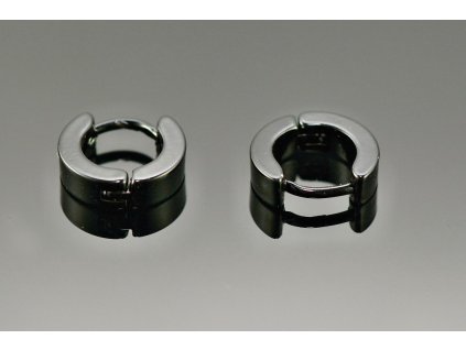 909 s0775 male krouzky black z chirurgicke oceli