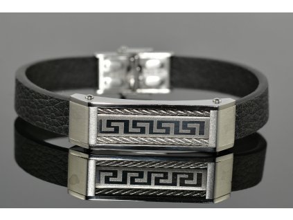 1726 s0983 kozeny naramek chirurgicka ocel silver