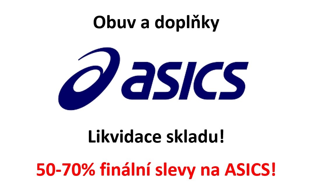 Sleva 50% - 70% na Asics