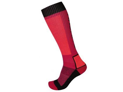 Ponožky Snow Wool růžová/černá (Velikost L (41-44))