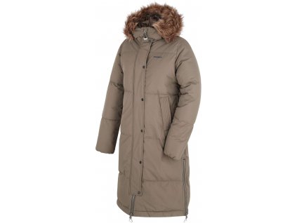 Dámský péřový kabát Downbag L deep khaki  Dárek v hodnotě až 199,- zdarma
