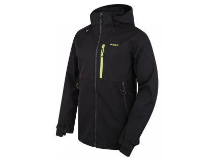 Pánská softshell bunda Sauri M black (Velikost S)