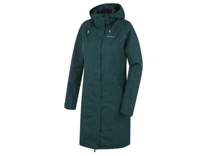 Dámský hardshell kabát Nut L dk. green (Velikost S)
