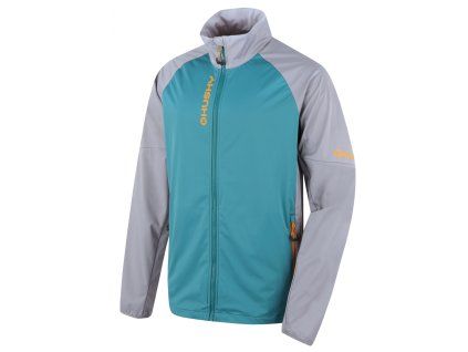 Pánská softshell bunda Suli M grey/mint (Velikost XXXL)