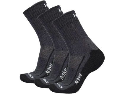Ponožky Active 3pack černá (Velikost M (36-40))