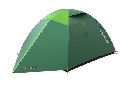 Turistický stan pro 4 osoby Boyard 4 Plus zelená (Velikost OneSize)