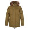 Pánský péřový kabát Downbag M dk. khaki (Velikost XL)