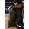 Pánský péřový kabát Downbag M dk. khaki (Velikost XL)