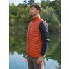 Pánská péřová vesta Dresles M brick orange (Velikost M)