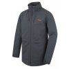 Pánský hardshell kabát Nevr M dk. grey (Velikost XL)