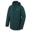 Pánský hardshell kabát Nevr M dk. green (Velikost S)