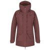 Dámská hardshell bunda Nigalo L dk. wine (Velikost L)