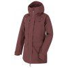 Dámská hardshell bunda Nigalo L dk. wine (Velikost L)