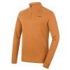 Pánská merino mikina Aron Zip M mustard (Velikost M)