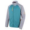 Pánská softshell bunda Suli M grey/mint (Velikost XXXL)