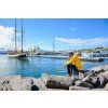 Pánská softshell bunda Sevan M yellow (Velikost XXXL)