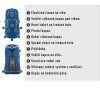Batoh Expedice / Turistika Sloper 45 l modrá (Velikost OneSize)